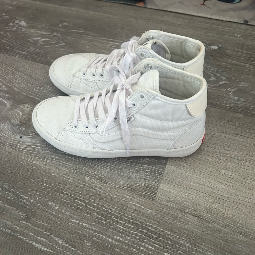 Vans White High-Top Sneakers